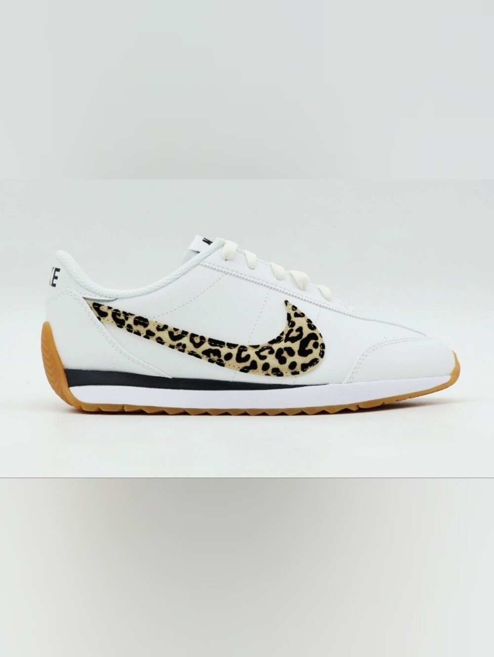 Nike Pacific White Leopard Swoosh Animal Print Women's Sneakers Size 9.5 Woman